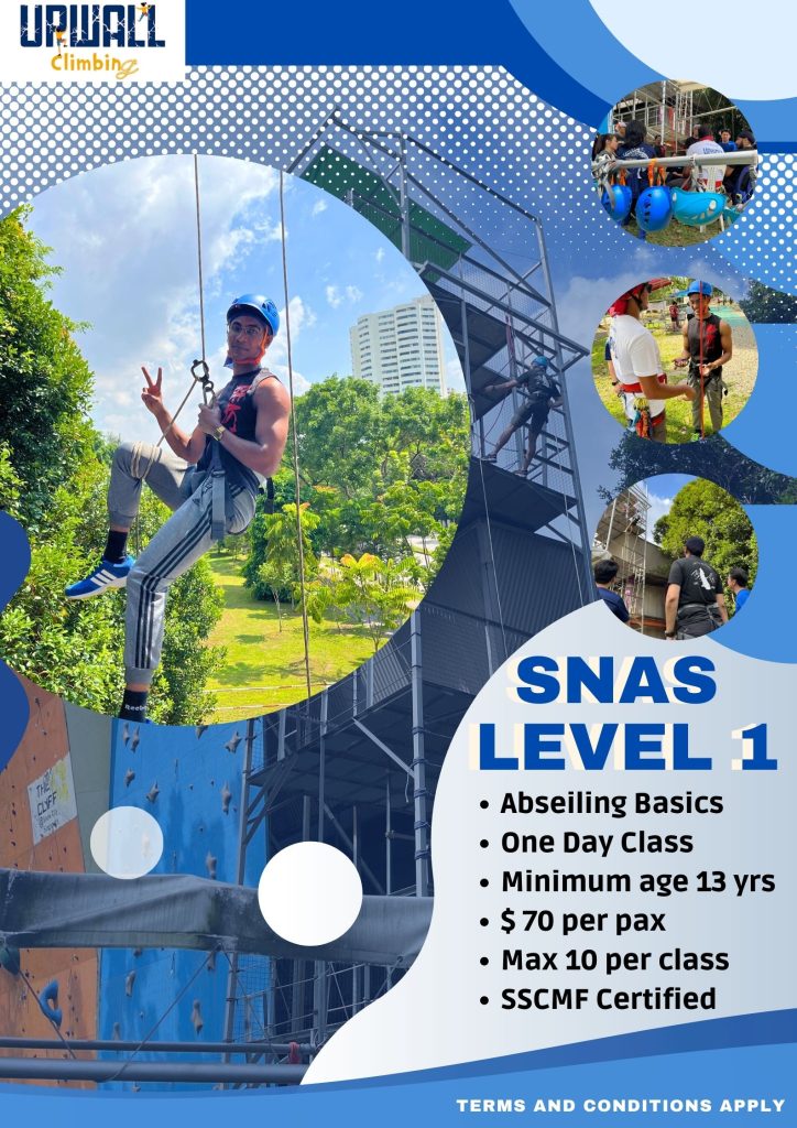 Upwall Basic Abseiling Level 1 Class!